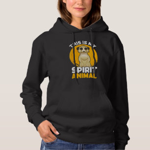 Meerkat My Spirit Animal Suricate Africa Zoo Wildl Hoodie