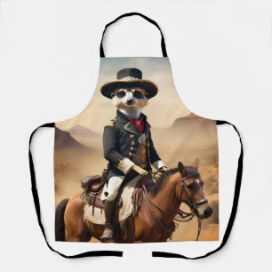 Meerkat On A Horse: Could Be The Lone Stranger Apron