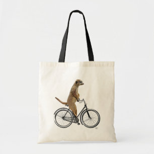 Meerkat on Bicycle 2 Tote Bag