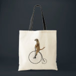 Meerkat on Black Penny Farthing Tote Bag<br><div class="desc">Children's</div>