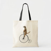 Meerkat on Black Penny Farthing