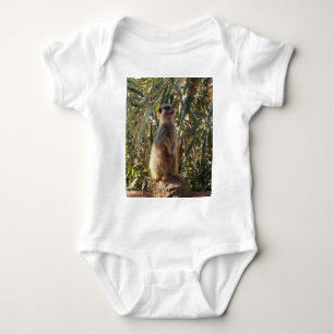 Meerkat On Guard Duty, Baby Bodysuit