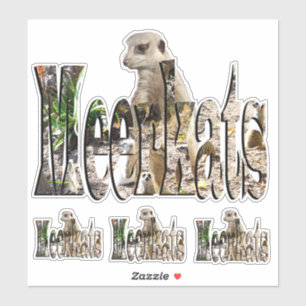 Meerkat Picture Logo With Meerkats,