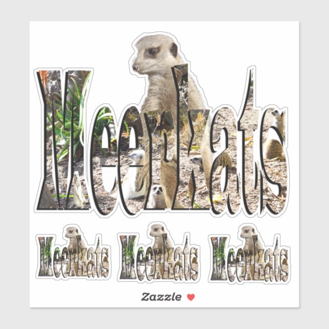 Meerkat Picture Logo With Meerkats, (Sheet)