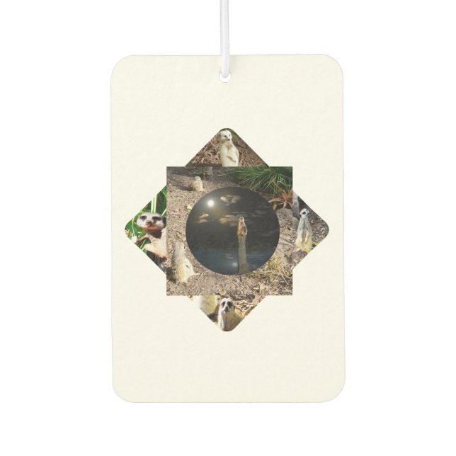 Meerkat Polyscope,  Car Air Freshener (Front)