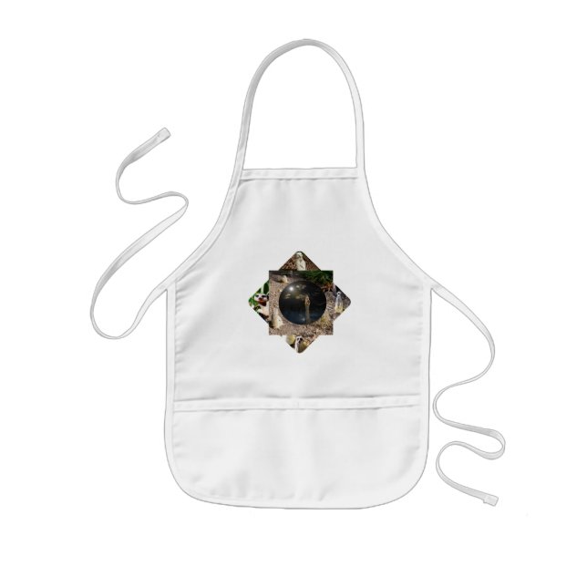 Meerkat Polyscope,  Kids Apron (Front)