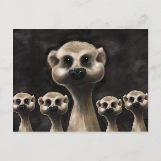 Meerkat postcard (Front)