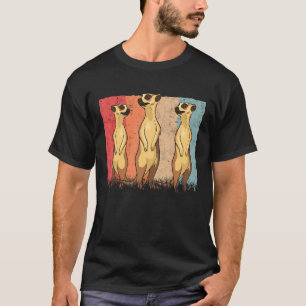 Meerkat Retro Meerkat Vintage T-Shirt