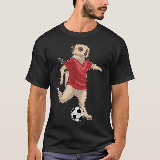 Meerkat Soccer player Soccer T-Shirt (Front)