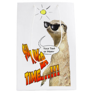 Meerkat Summer Time Customisable Gift Bag