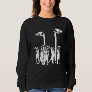 Meerkat Surikate Animal Camera Sweatshirt