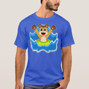 Meerkat Swimming Lifebuoy T-Shirt