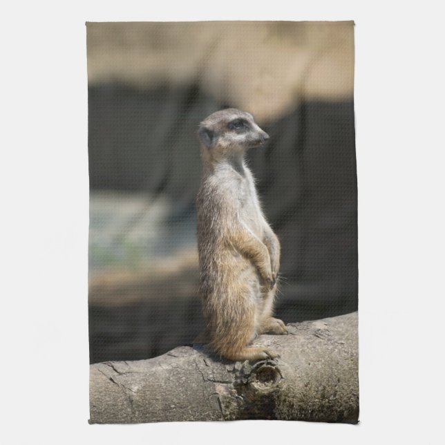 Meerkat Tea Towel (Vertical)
