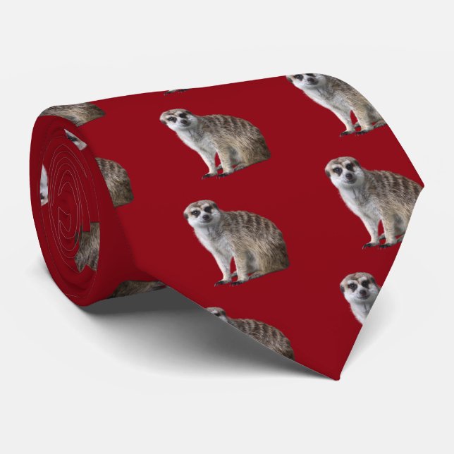 Meerkat Tie (Rolled)