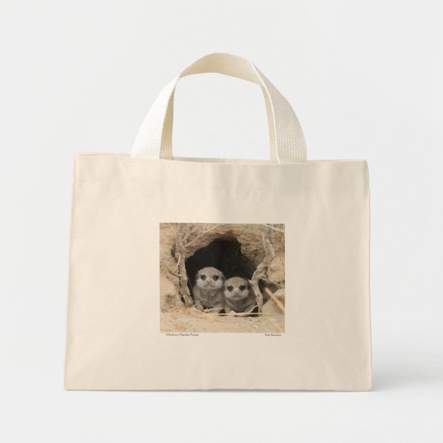 Meerkat Tote Bag (Front)