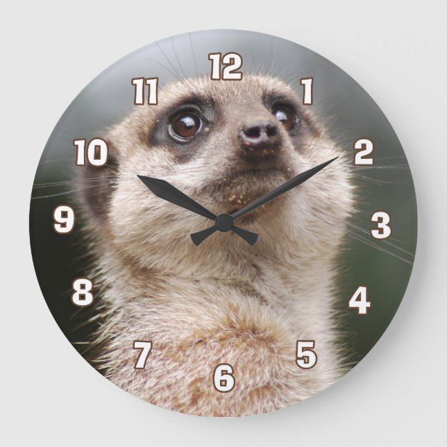 Meerkat Wall Clock (Front)