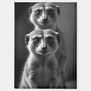 Meerkat Wildlife Majestic Nature Life Wallpaper Magnet