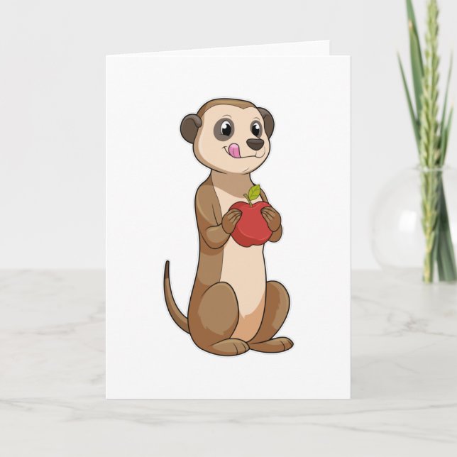 Meerkat with Apple Card (Front)