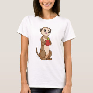 Meerkat with Apple T-Shirt