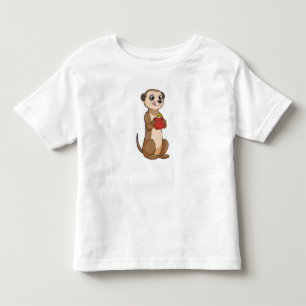 Meerkat with Apple Toddler T-Shirt
