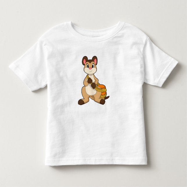Meerkat with Bag Toddler T-Shirt (Front)