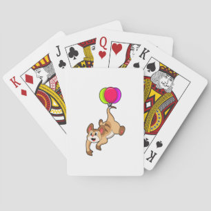 Meerkat with Balloon Playing Cards