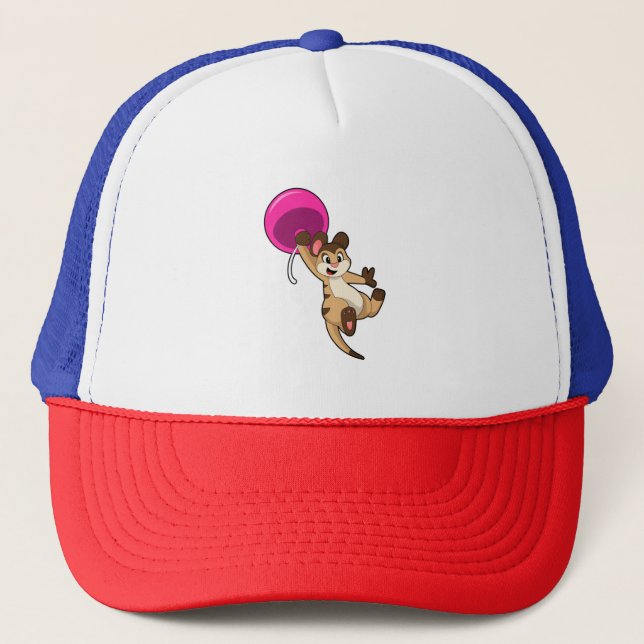 Meerkat with Balloon Trucker Hat (Front)