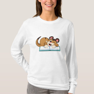 Meerkat with Book T-Shirt