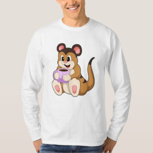 Meerkat with Cup of Coffee T-Shirt