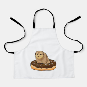 Meerkat with Doughnut Apron