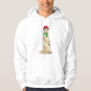 Meerkat with Hat and Scarf Hoodie