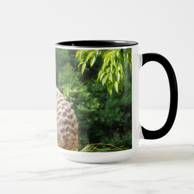 Meerkat With High Views, Mug (Right)