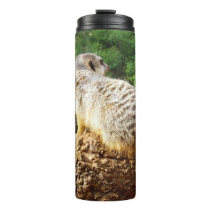 Meerkat With High Views, Thermal Tumbler