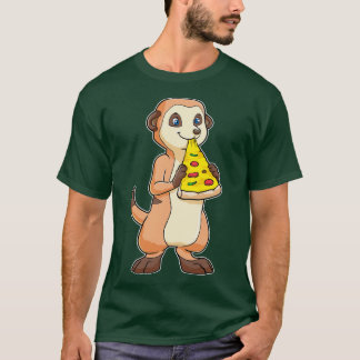 Meerkat with Piece of Pizza T-Shirt