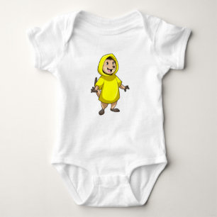 Meerkat with Raincoat Baby Bodysuit
