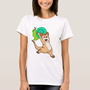 Meerkat with Snail.PNG T-Shirt