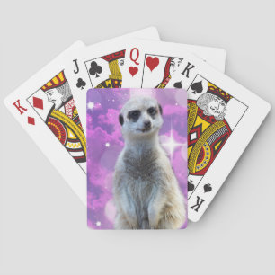 Meerkat With Sparkle, Playing Cards