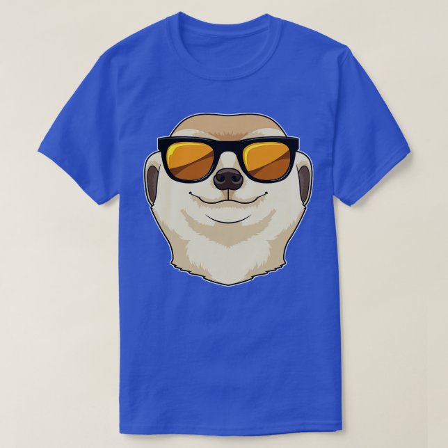 Meerkat with Sunglasses 1 T-Shirt (Design Front)