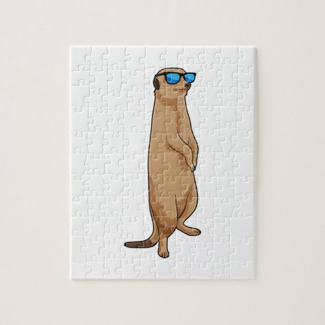 Meerkat with Sunglasses Jigsaw Puzzle (Vertical)