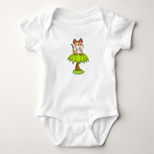 Meerkat with Tree Baby Bodysuit