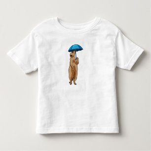 Meerkat with Umbrella Toddler T-Shirt
