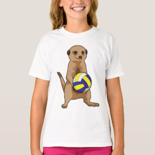 Meerkat with Volleyball T-Shirt