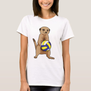 Meerkat with Volleyball T-Shirt