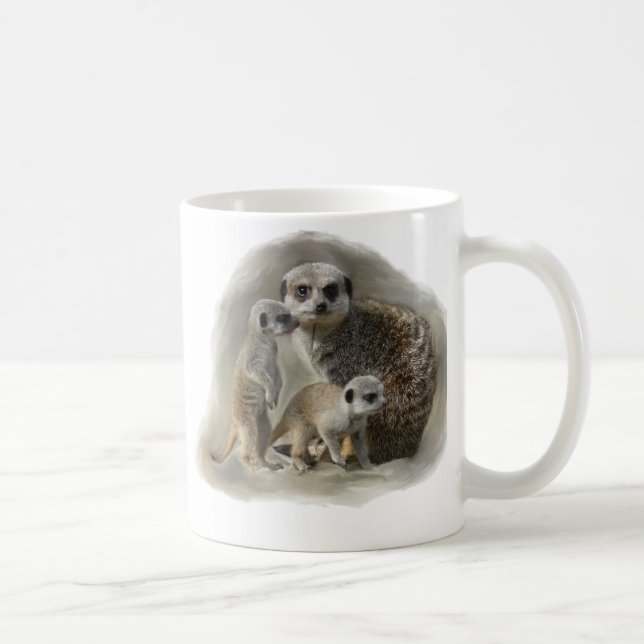 meerkats coffee mug (Right)