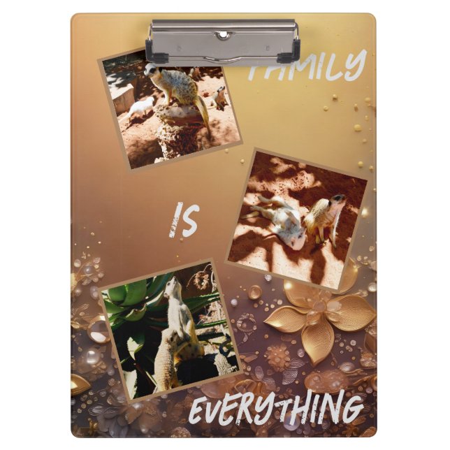 Meerkats Family Is Everything, Clipboard (Front)