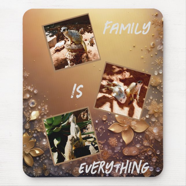 Meerkats Family Is Everything, Mouse Pad (Front)