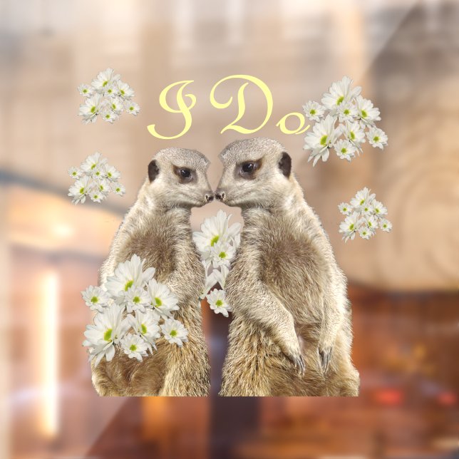 Meerkats I Do Wedding Day,   (Sheet 2)