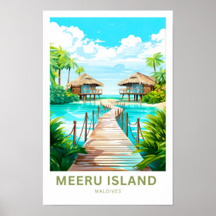 Meeru Island Maldives Travel Print
