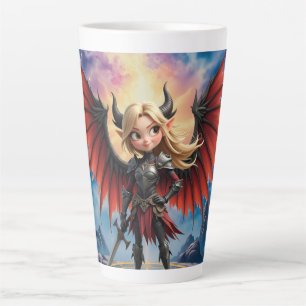 Meet Emberlyn — the Smiling Chaos Guardian Latte Mug