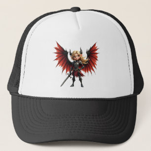 Meet Emberlyn — the Smiling Chaos Guardian Trucker Hat